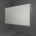 Scolapiatti in allumino-hpl da esterno/interno 120x33x73 cm 3 ante griglie DX