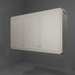 Scolapiatti in allumino-hpl da esterno/interno 120x33x73 cm 3 ante griglie DX