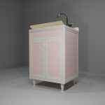 Lavatoio in allumino-hpl da esterno/interno 60x50x90 cm 2 ante