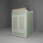 Lavatoio in allumino-hpl da esterno/interno 60x60x90 cm 1 cassetto + 2 ante