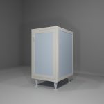 Base multiuso in allumino-hpl da esterno/interno 45x60x90 cm 1 anta pomello SX