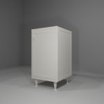 Base multiuso in allumino-hpl da esterno/interno 45x50x90 cm 1 anta pomello SX