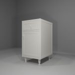 Base multiuso in allumino-hpl da esterno/interno 45x60x90 cm 1 cassetto + 1 anta pomello SX