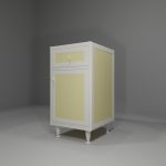Base multiuso in allumino-hpl da esterno/interno 45x50x90 cm 1 cassetto + 1 anta pomello SX