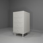 Base multiuso in allumino-hpl da esterno/interno 45x50x90 cm 4 cassetti