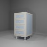 Base multiuso in allumino-hpl da esterno/interno 45x50x90 cm 4 cassetti