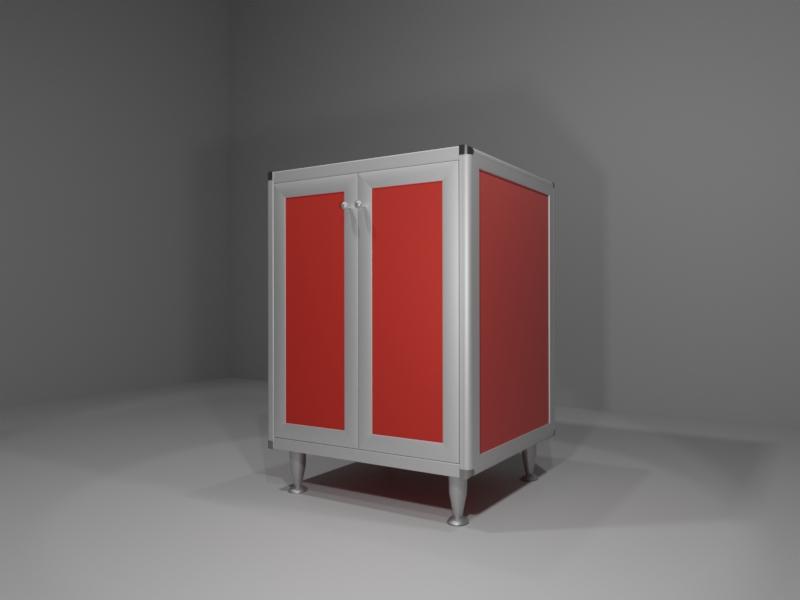 M30460_AR_09_ANG Base multiuso in allumino-hpl da esterno/interno 60x60x90 cm 2 ante - immagine 1