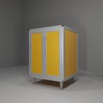 Base multiuso in allumino-hpl da esterno/interno 60x60x90 cm 2 ante