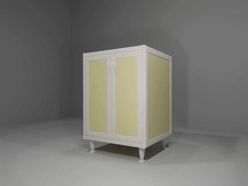 M30460_B_03_ANG Base multiuso in allumino-hpl da esterno/interno 60x60x90 cm 2 ante - immagine 1