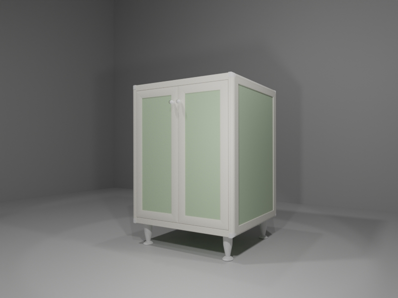 M30460_B_05_ANG Base multiuso in allumino-hpl da esterno/interno 60x60x90 cm 2 ante - immagine 1