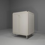 Base multiuso in allumino-hpl da esterno/interno 60x60x90 cm 2 ante
