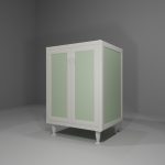 Base multiuso in allumino-hpl da esterno/interno 60x50x90 cm 2 ante