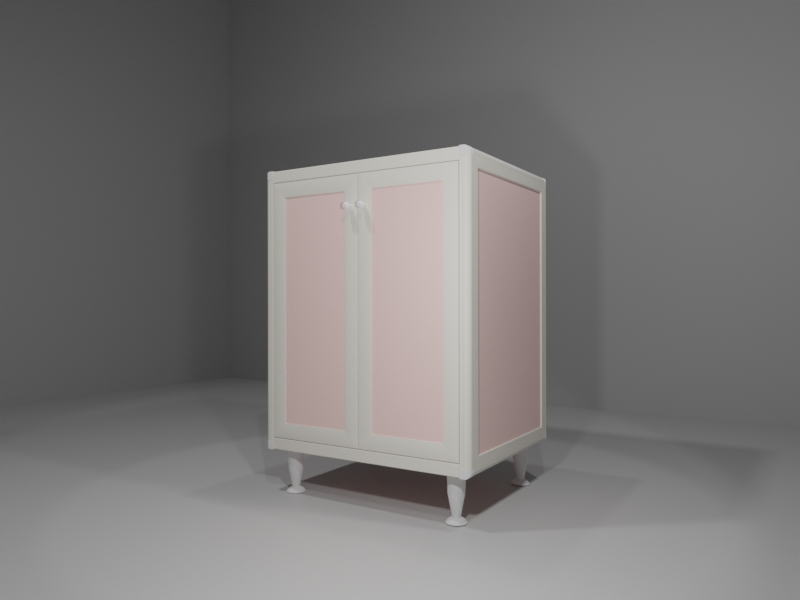 M304_B_06_ANG Base multiuso in allumino-hpl da esterno/interno 60x50x90 cm 2 ante - immagine 1