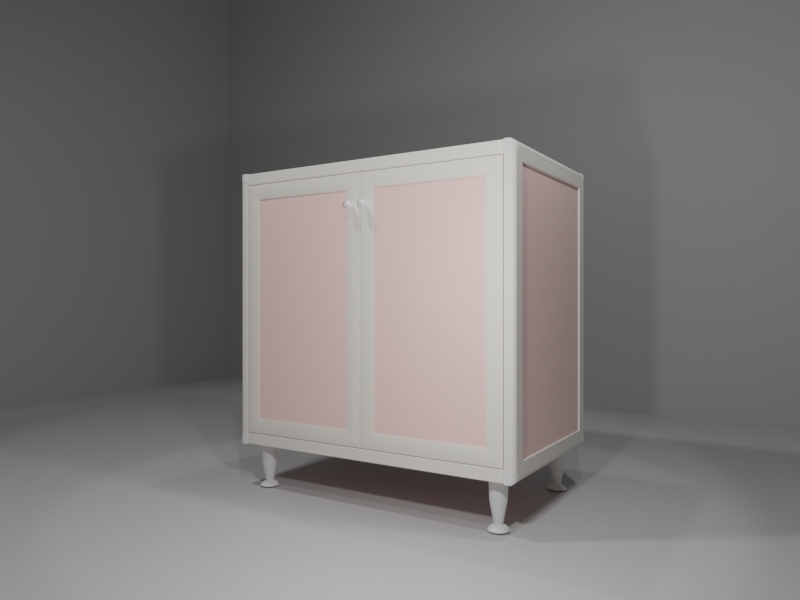 M305_B_06_ANG Base multiuso in allumino-hpl da esterno/interno 80x50x90 cm 2 ante - immagine 1