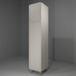 Colonna multiuso in allumino-hpl da esterno/interno 45x50x212 cm 2 ante pomelli SX