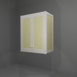 Pensile multiuso in allumino-hpl da esterno/interno 60x33x73 cm 2 ante