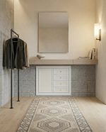 Base multiuso in allumino-hpl da esterno/interno 45x50x90 cm 1 anta pomello SX - immagine 3